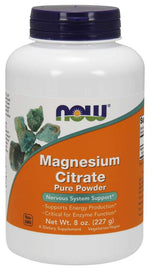 Citrato de magnésio Citrato de magnésio 227 g NOW FOODS